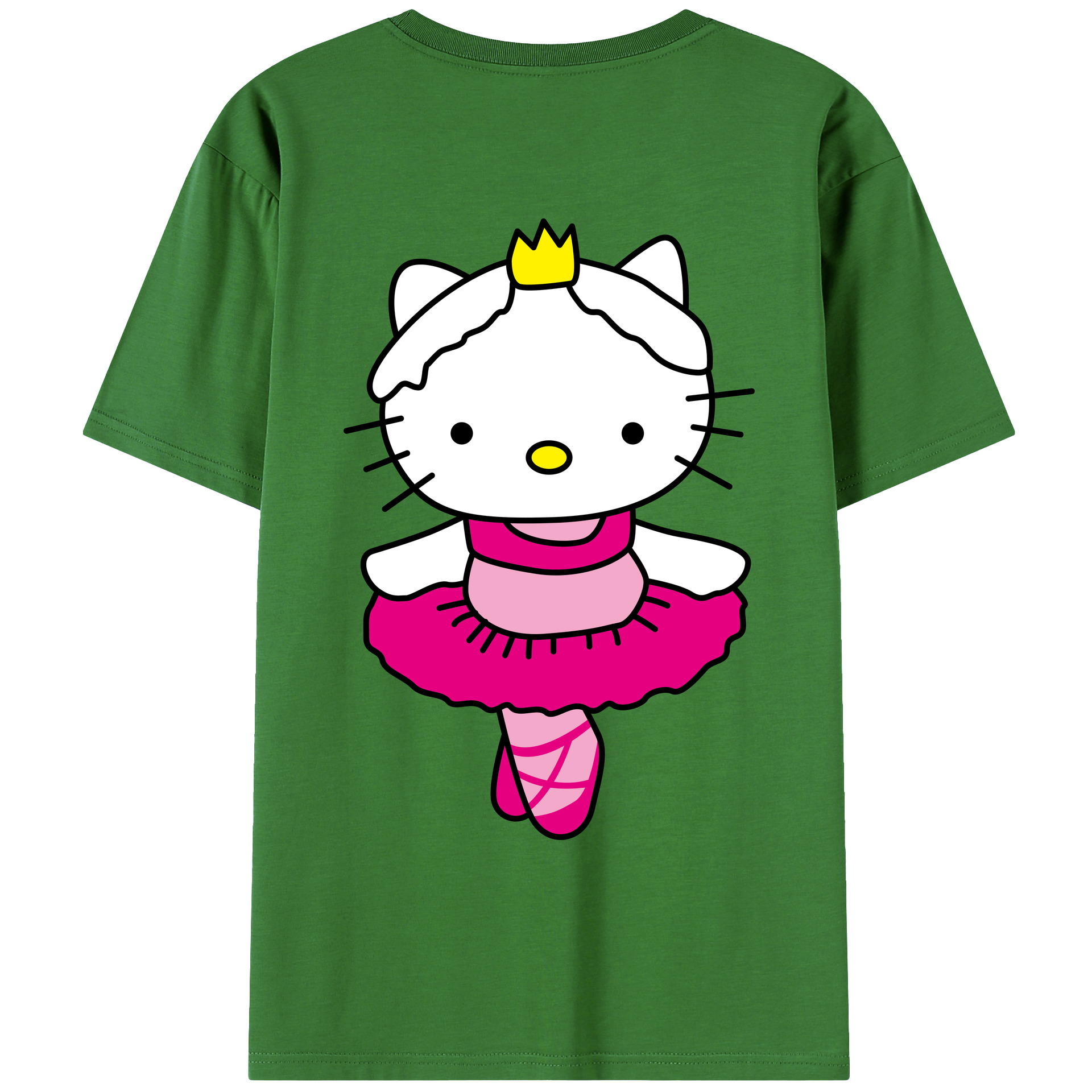 （画像用） Hello Kitty ハローキティ レディース半袖Tシャツ(バックプリント)